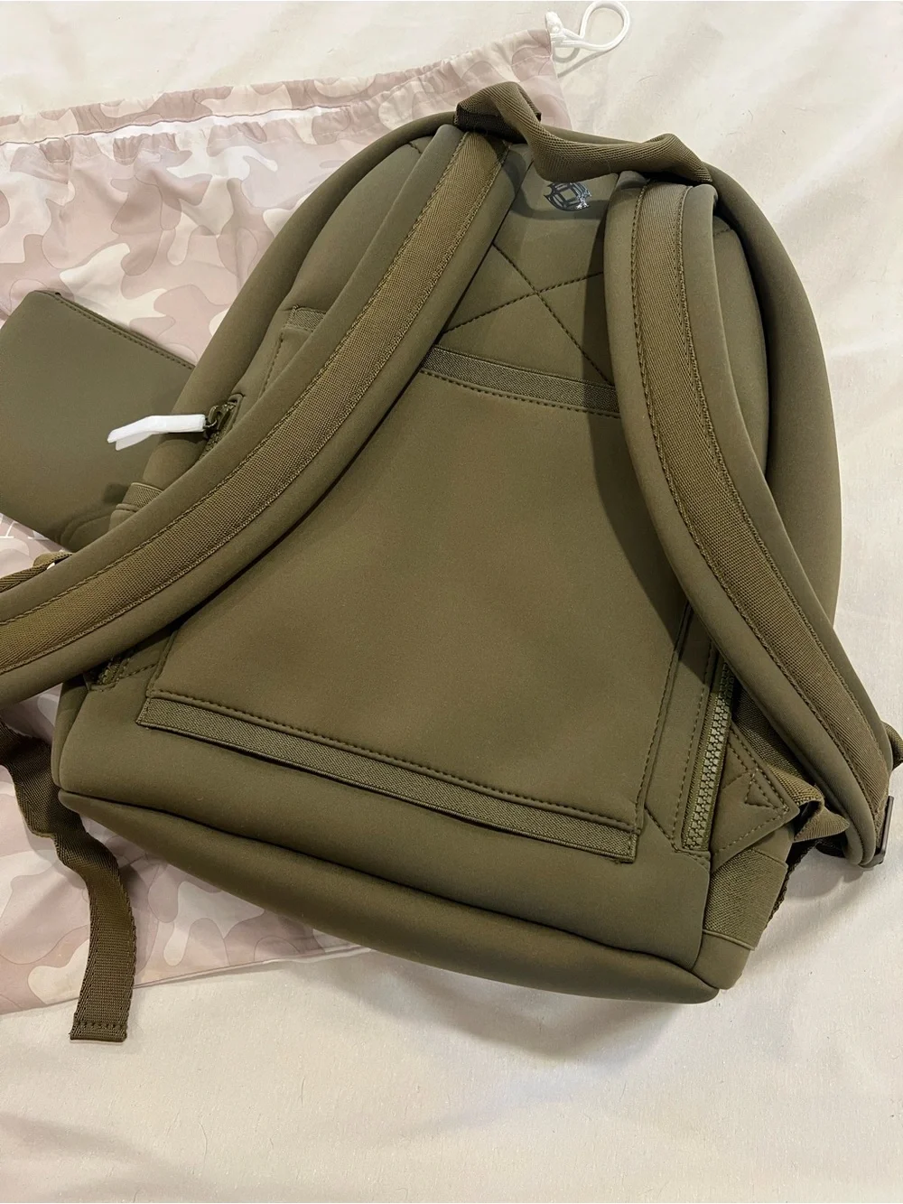 Dagne Dover Dakota Medium Backpack in Dark Moss - Picture 8 of 9